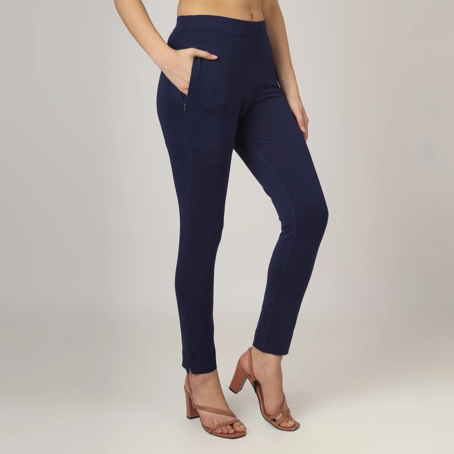 Women’s Straight Pants with Side Slit and Zipper Pocket– Multiple Colors 4XL TO 5XLSizes