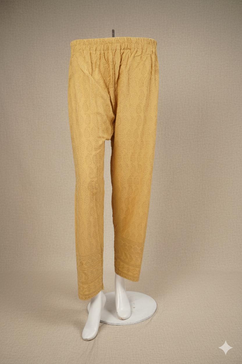 Chikankeri Pant – Women’s Rayon Embroidered Makai Pants