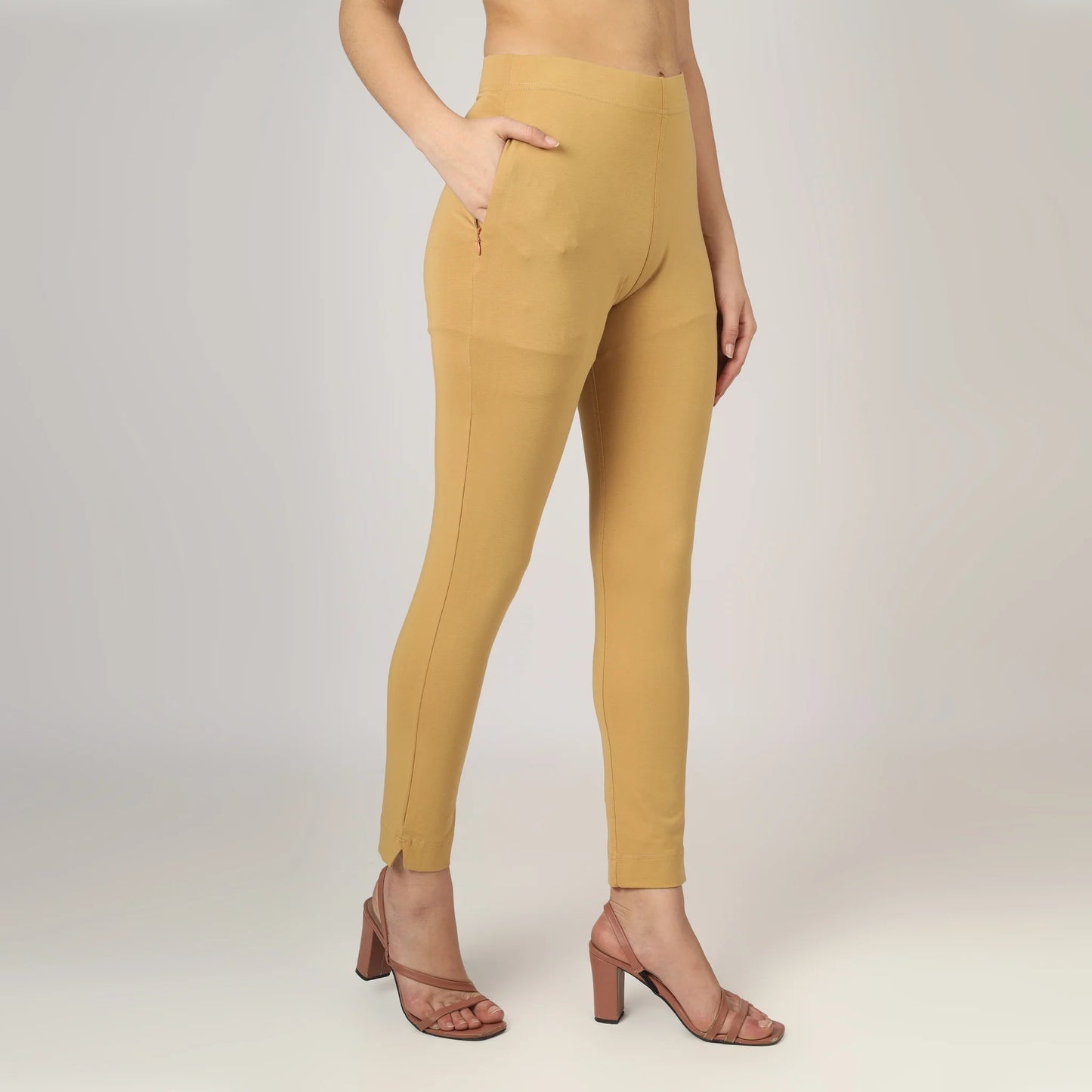 Women’s Straight Pants with Side Slit and Zipper Pocket– Multiple Colors 4XL TO 5XLSizes