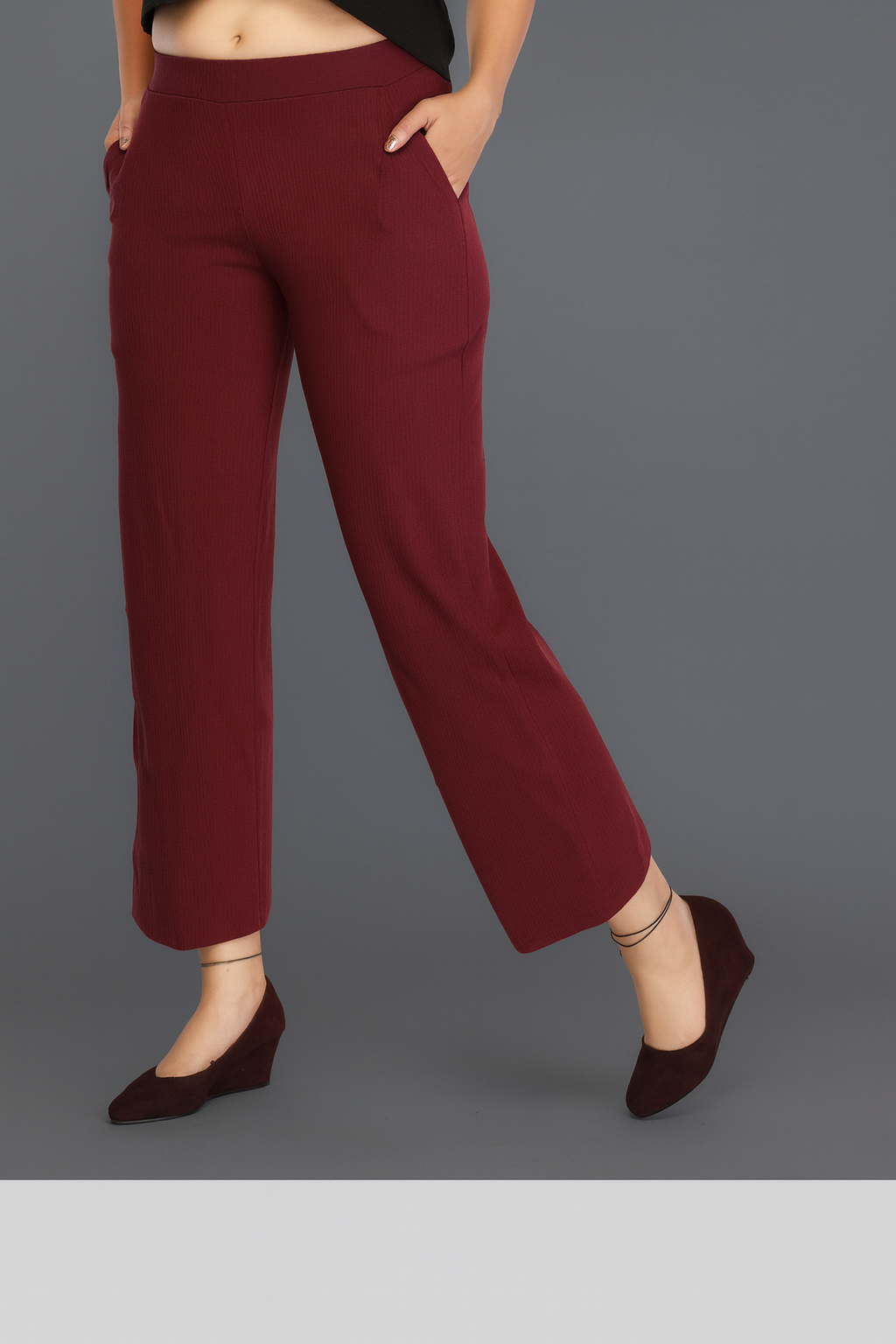 Flexi Rib Long Pant – Women’s Stretchable Comfort Bottoms