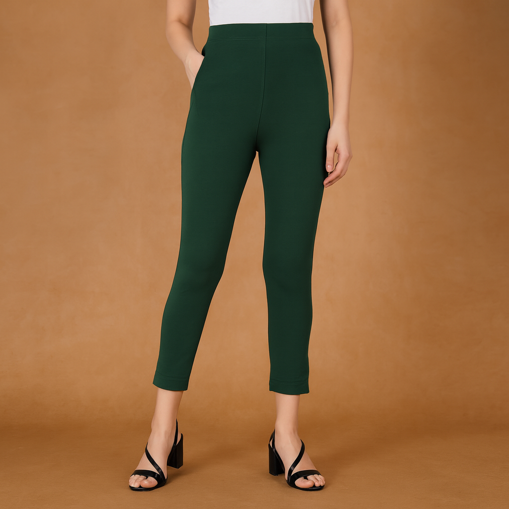 Women’s Straight Pants with Side Slit and Zipper Pocket– Multiple Colors 4XL TO 5XLSizes