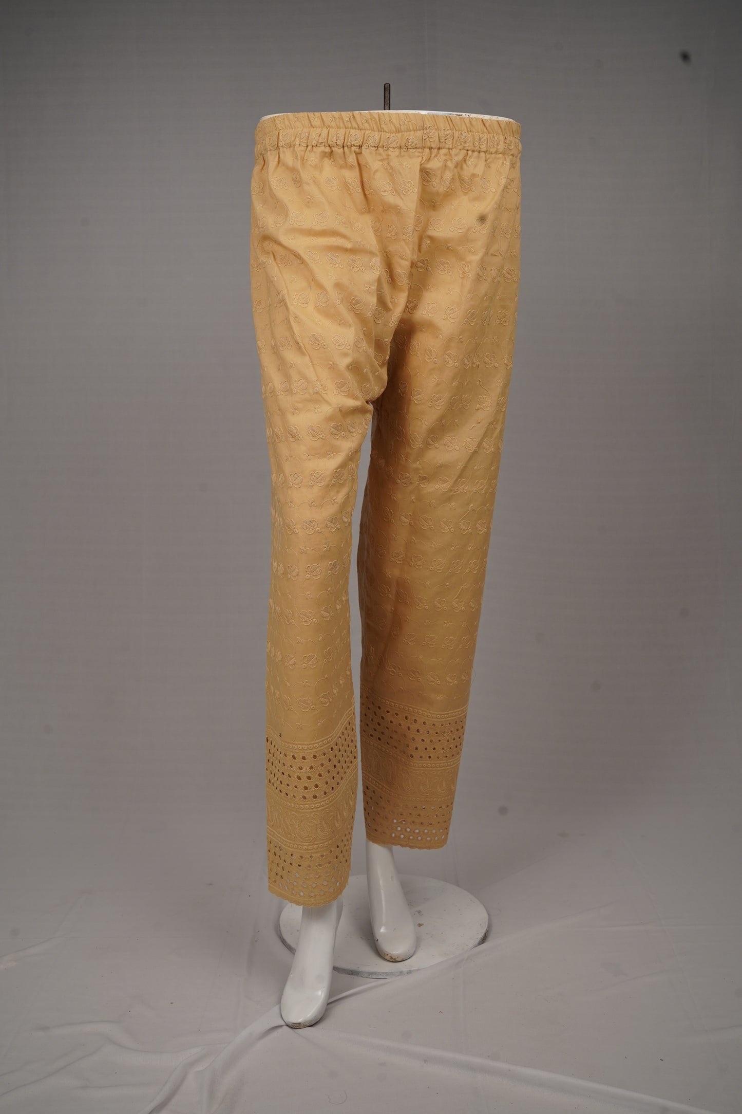 Makkhan Boring Palazzo – Women’s Cotton Mixed Wide-Leg Pants