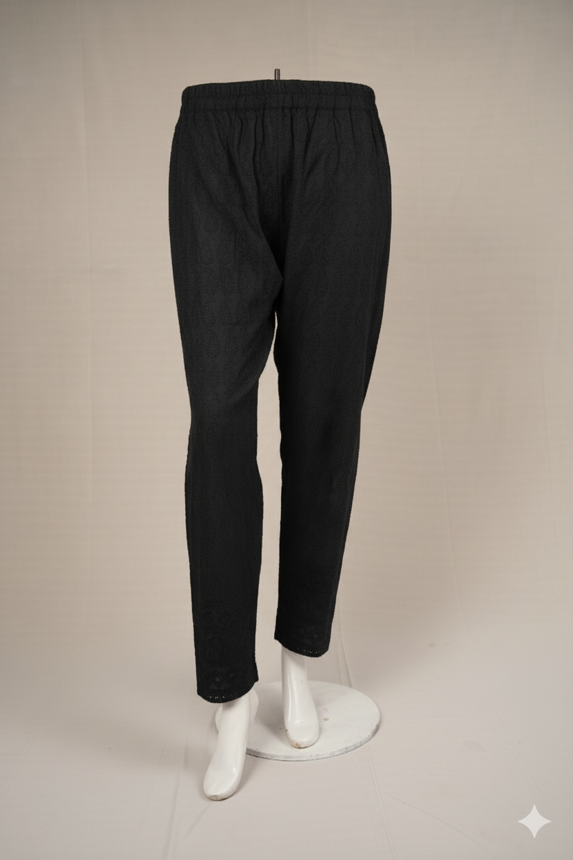 Chikankeri Pant – Women’s Rayon Embroidered Makai Pants