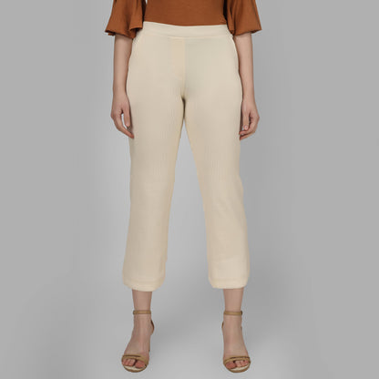 Short Flexi Rib Pant – Women’s Stretchable Ribbed Bottoms