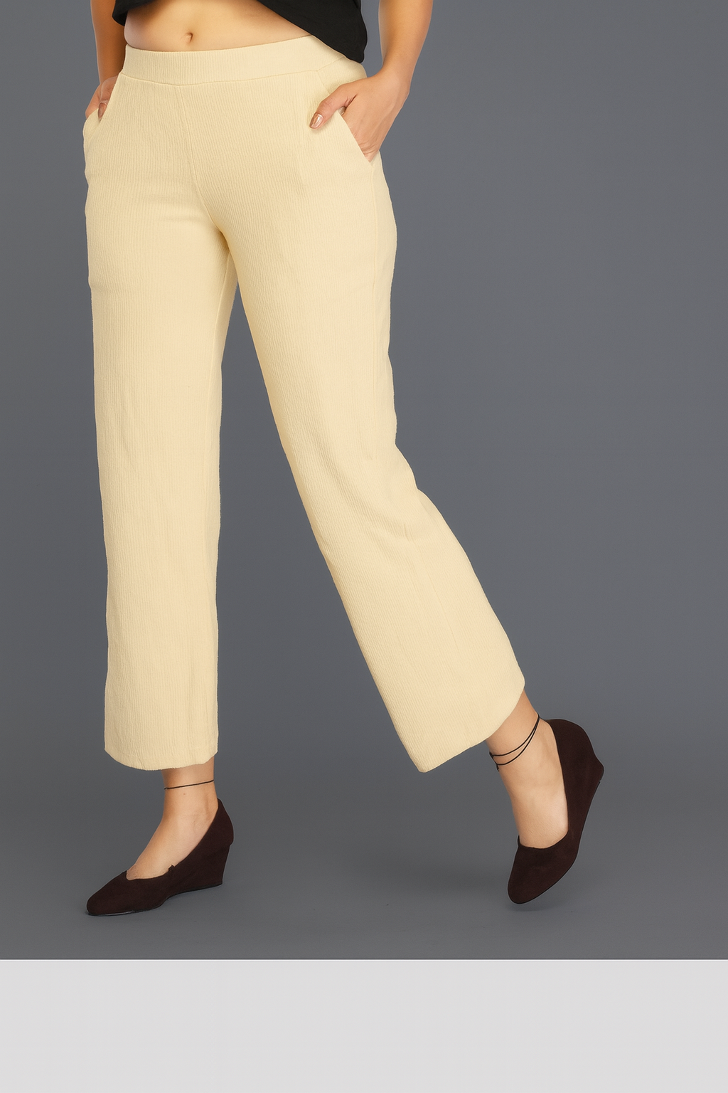 Flexi Rib Long Pant – Women’s Stretchable Comfort Bottoms