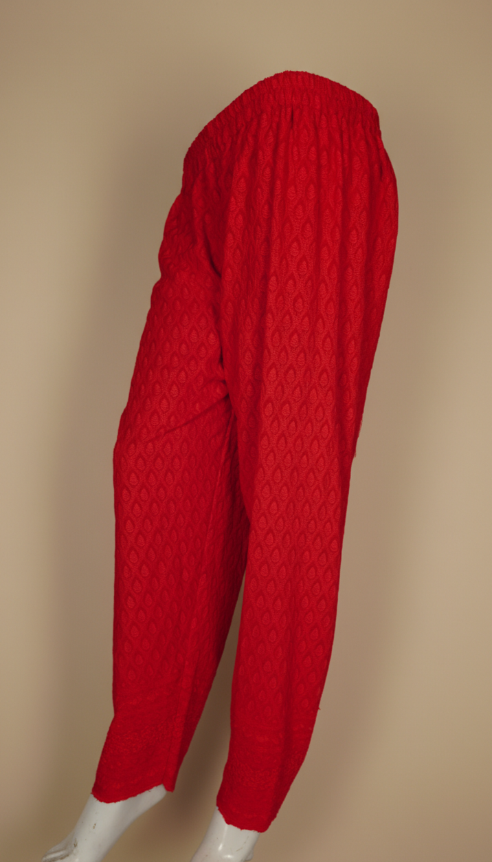 Makai Pants – Women’s 14 GM Embroidered Elastic Pants | Chikankari pants
