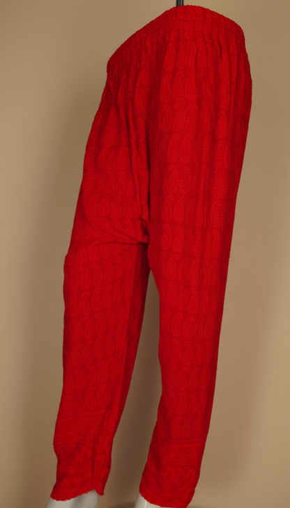 Chikankari Pant – Women’s Rayon Embroidered Kairi Pants