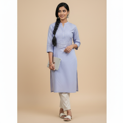 Kurti Pants – Reyon Lycra Stretch Fabric