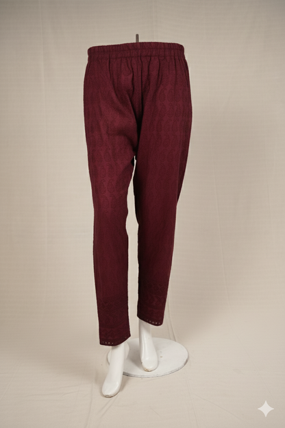 Chikankeri Pant – Women’s Rayon Embroidered Makai Pants
