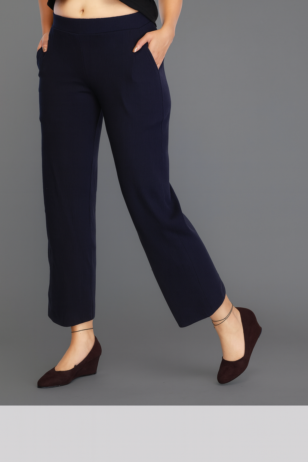 Flexi Rib Long Pant – Women’s Stretchable Comfort Bottoms