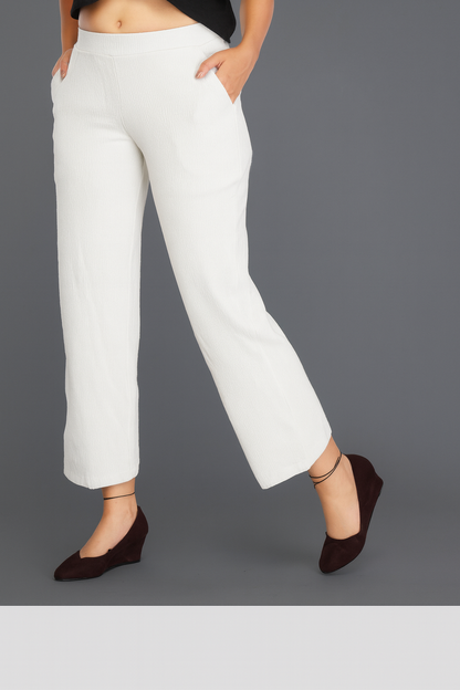 Flexi Rib Long Pant – Women’s Stretchable Comfort Bottoms