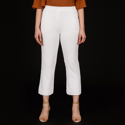 Short Flexi Rib Pant – Women’s Stretchable Ribbed Bottoms