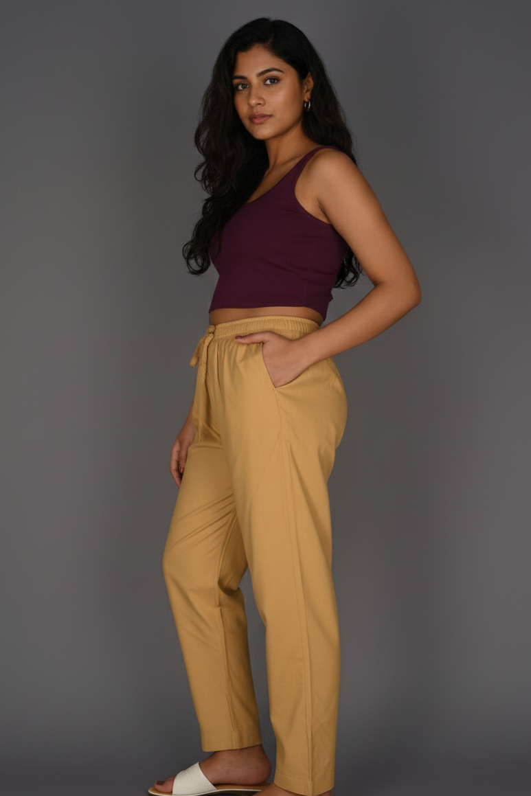 Regular Fit Pants –Women’s Everyday Comfort Bottoms[4XL-5XL]