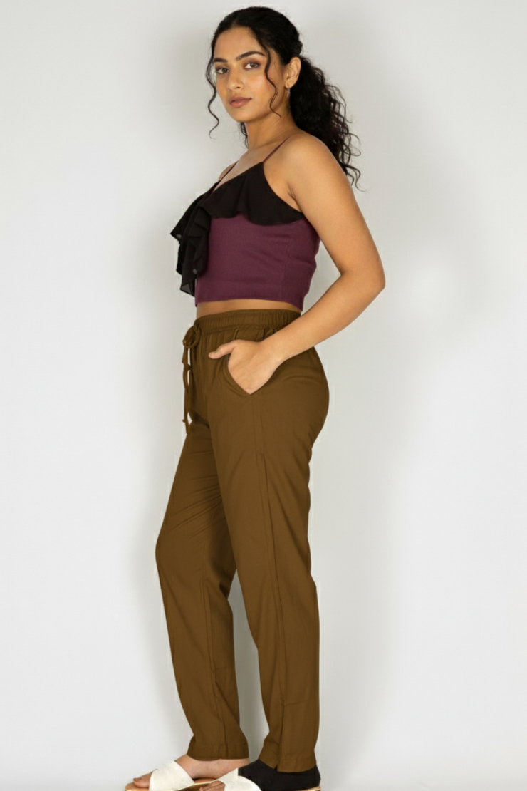 Regular Fit Pants –Women’s Everyday Comfort Bottoms[4XL-5XL]