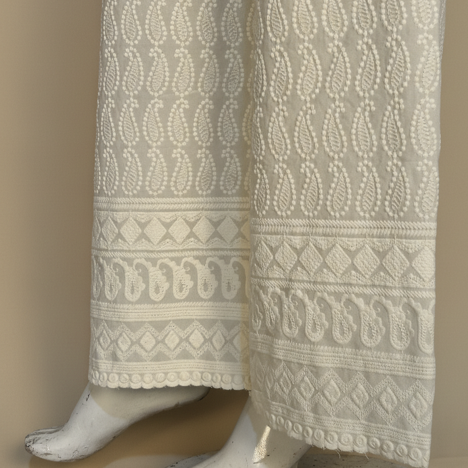 Reyon Palazzo – Women’s Kairi Embroidered Wide-Leg