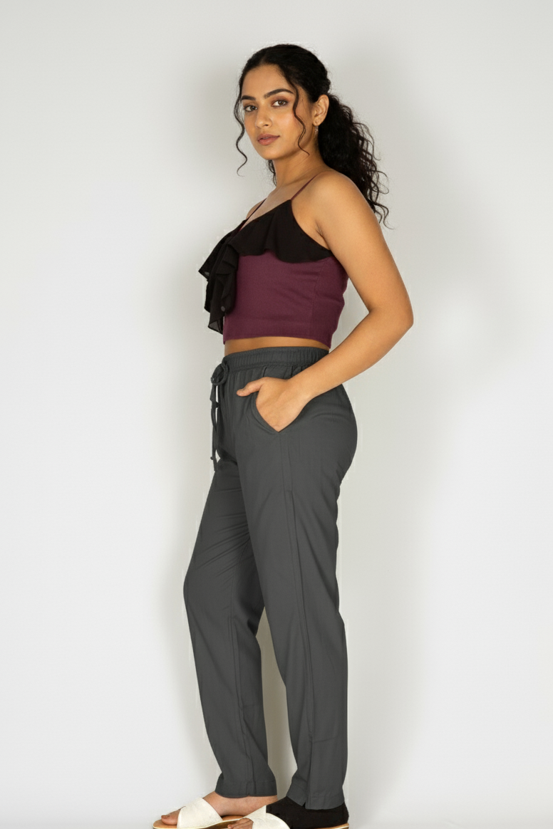 Regular Fit Pants –Women’s Everyday Comfort Bottoms[4XL-5XL]