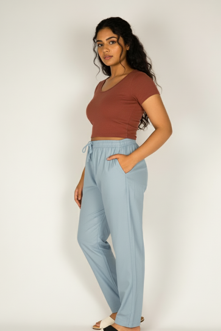 Regular Fit Pants –Women’s Everyday Comfort Bottoms[4XL-5XL]