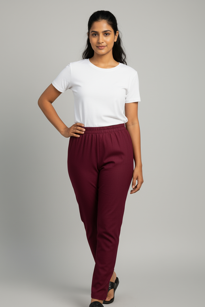 Kurti Pants – Reyon Lycra Stretch Fabric