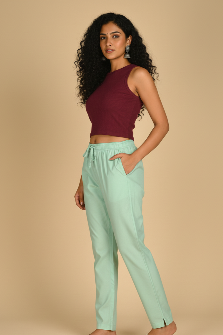 Regular Fit Pants –Women’s Everyday Comfort Bottoms[4XL-5XL]