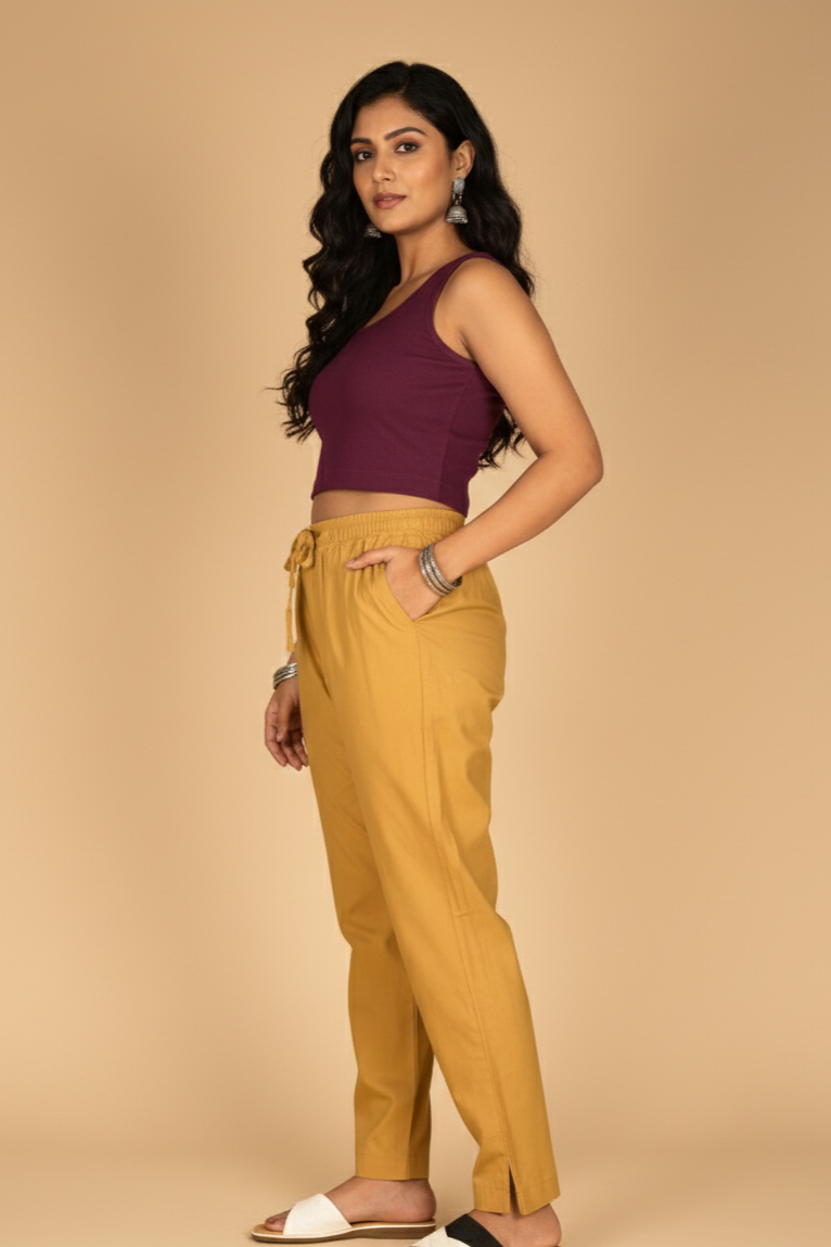 Regular Fit Pants –Women’s Everyday Comfort Bottoms[4XL-5XL]