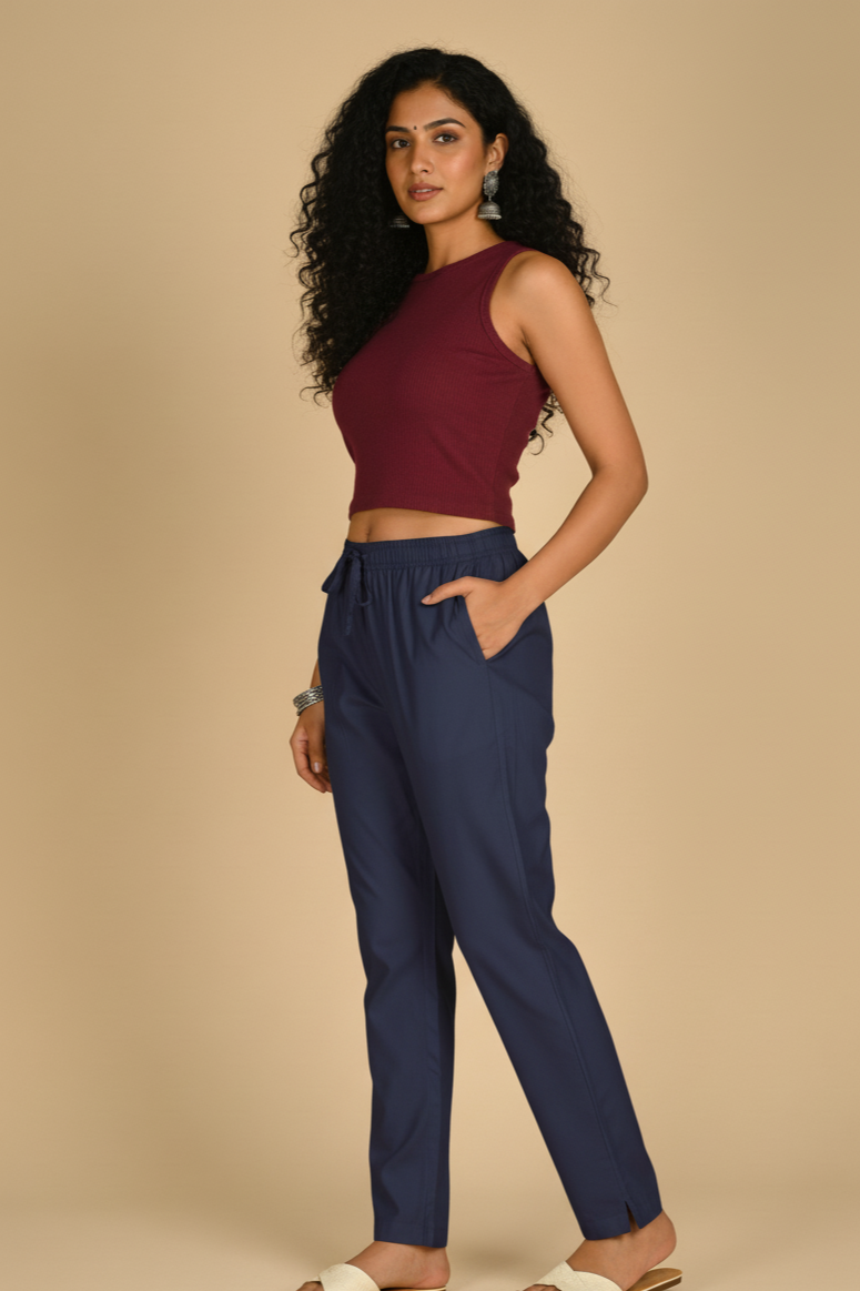 Regular Fit Pants –Women’s Everyday Comfort Bottoms[4XL-5XL]