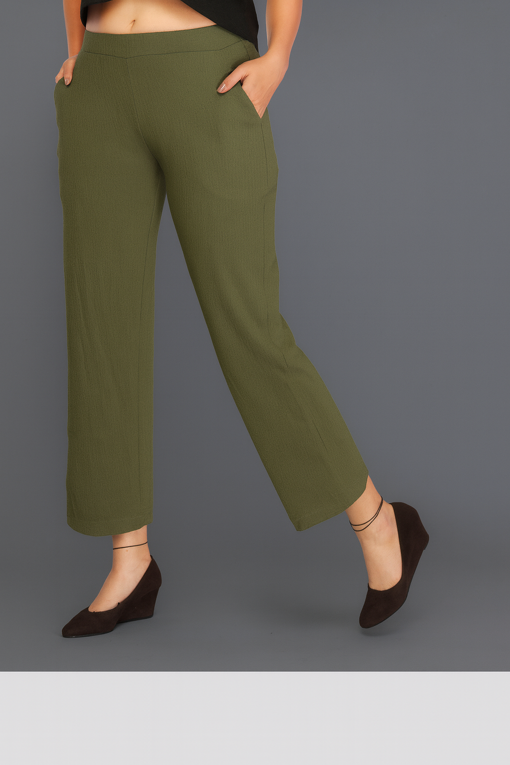Flexi Rib Long Pant – Women’s Stretchable Comfort Bottoms