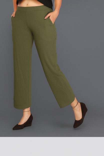 Flexi Rib Long Pant – Women’s Stretchable Comfort Bottoms