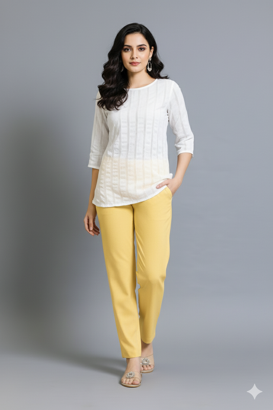 Cotton Straight Pant – Women’s Everyday Comfort Wear