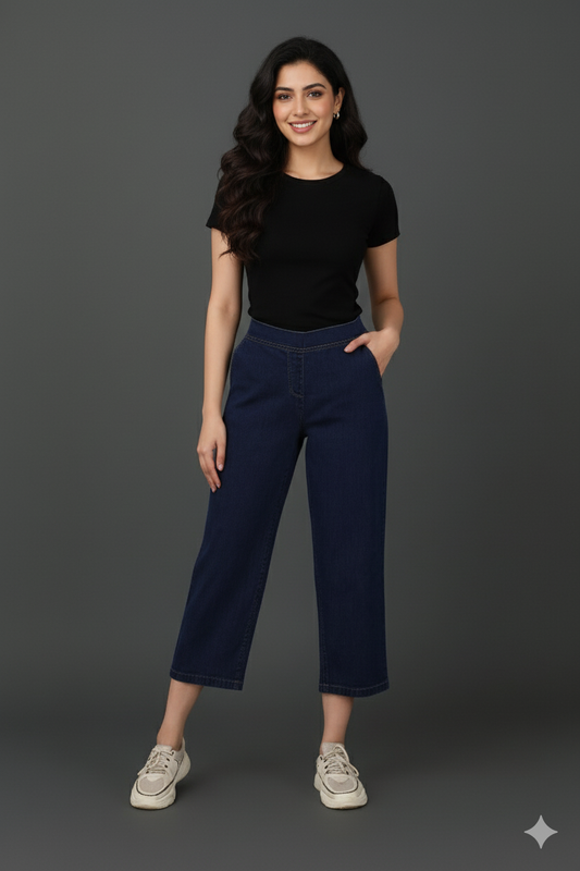 Denim Flare Pant – Women’s Wide-Leg Casual Jeans