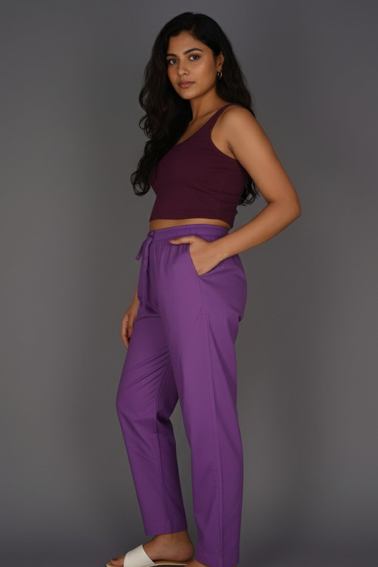 Regular Fit Pants –Women’s Everyday Comfort Bottoms[6XL-7XL]