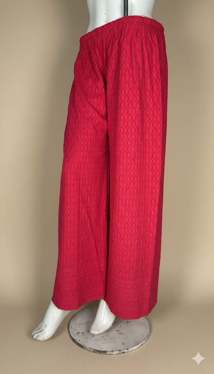 Palazzo | Chikankari | Makai Embroidery