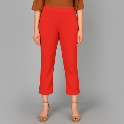 Short Flexi Rib Pant – Women’s Stretchable Ribbed Bottoms