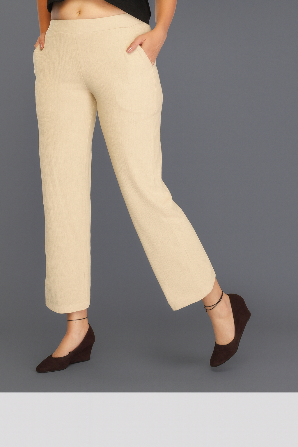 Flexi Rib Long Pant – Women’s Stretchable Comfort Bottoms