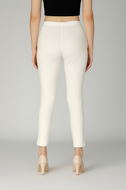 Women’s Straight Pants with Side Slit and Zipper Pocket– Multiple Colors XL TO 3XLSizes