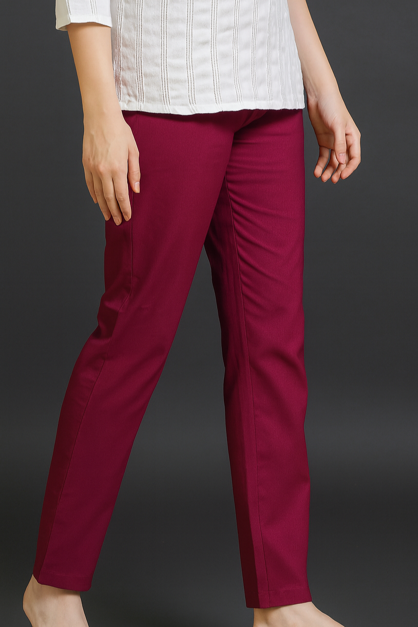 Cotton Straight Pant – Women’s Everyday Comfort Wear