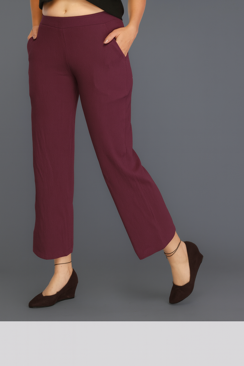 Flexi Rib Long Pant – Women’s Stretchable Comfort Bottoms